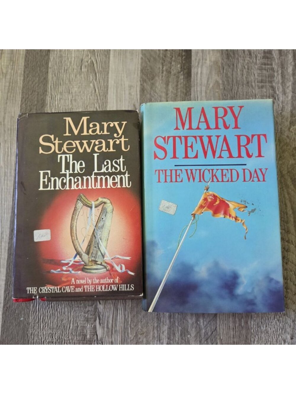 Mary Stewart Hardcover Book Lot Arthurian Fantasy Merlin Saga Fantasy Gothic